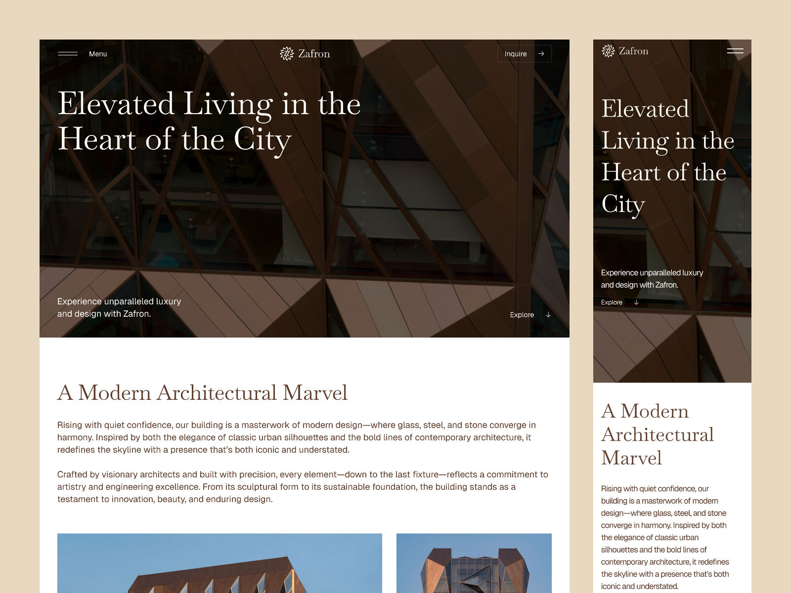 Zafron — Luxury RealEstate Website Template - Image 3