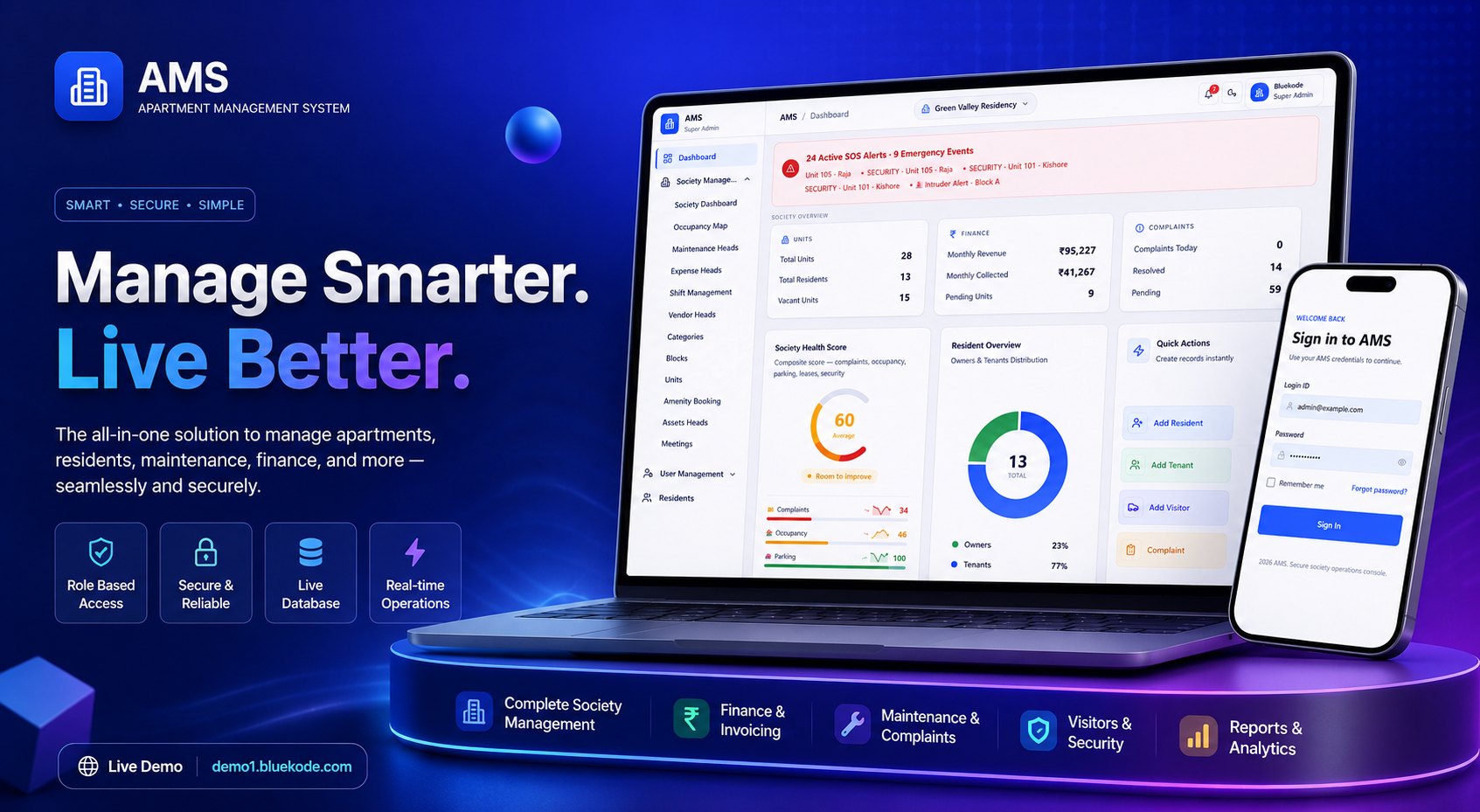 SOCIETY DASHBOARD