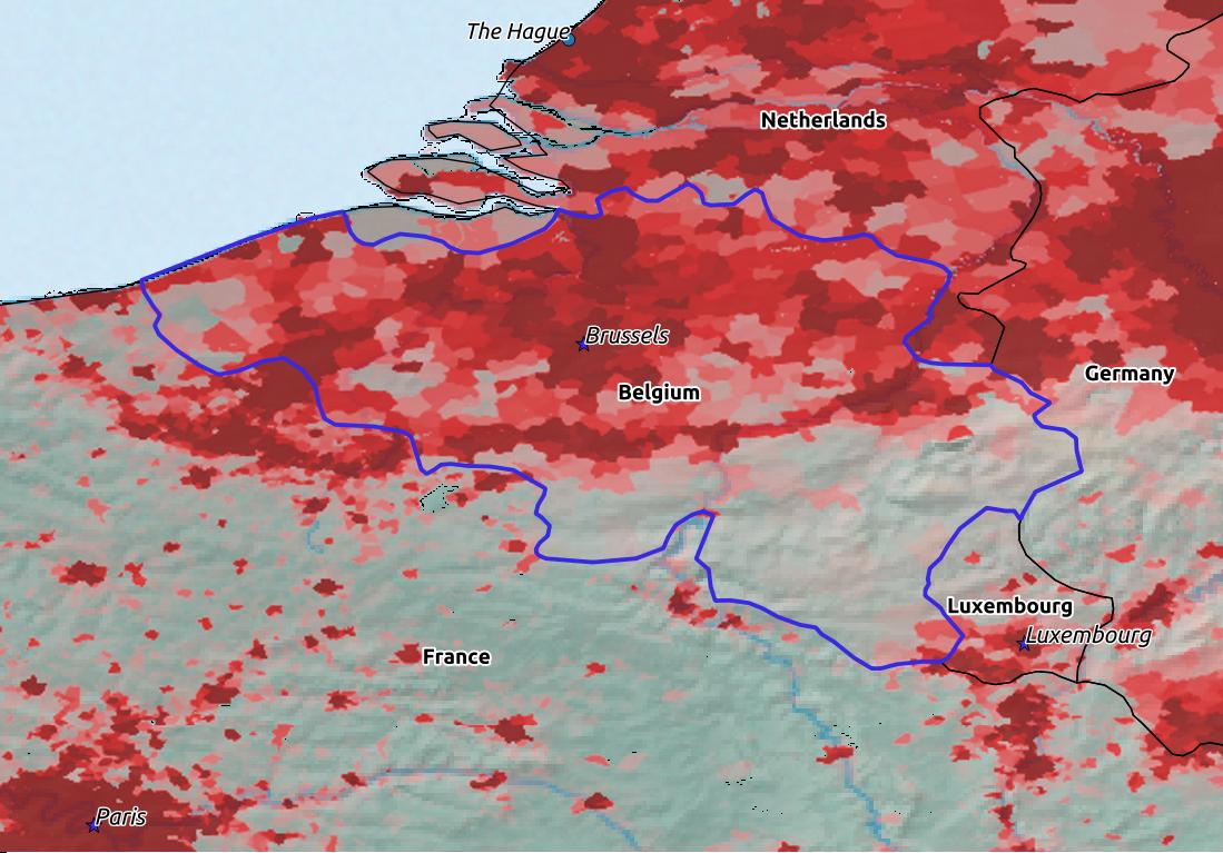 Population Belgium - Blue Marble Citizen