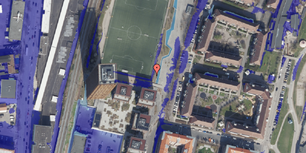 Ekstrem regn på Borgmestervangen 33, 2200 København N