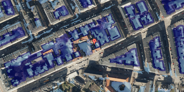 Ekstrem regn på Classensgade 19C, 2100 København Ø