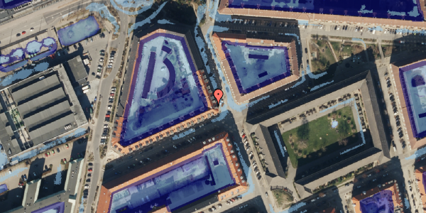 Ekstrem regn på Sankt Kjelds Gade 23, st. , 2100 København Ø