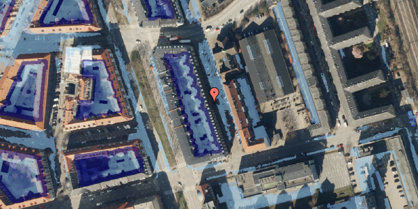 Ekstrem regn på Vardegade 7, st. th, 2100 København Ø