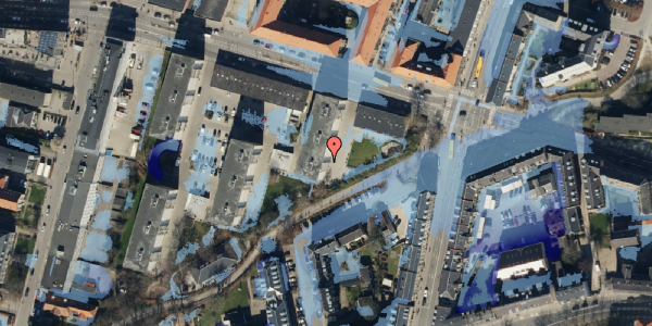 Ekstrem regn på Finsensvej 5A, 3. mf, 2000 Frederiksberg