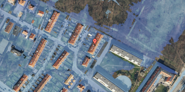 Ekstrem regn på Esperance Alle 24, 2920 Charlottenlund