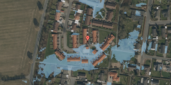 Ekstrem regn på Kastanieparken 8, 5856 Ryslinge