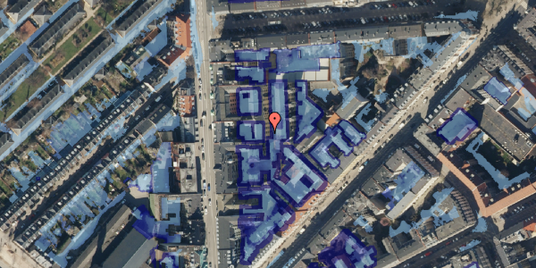 Ekstrem regn på Østerbrogade 88C, 1. , 2100 København Ø