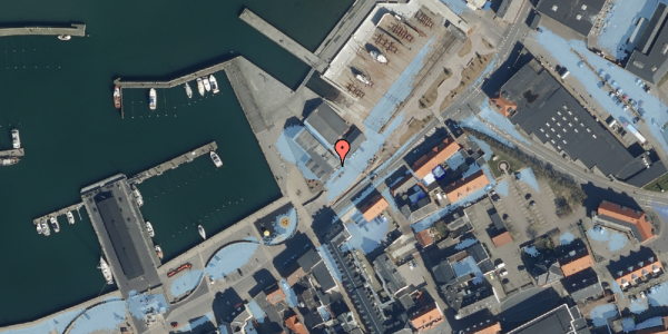 Ekstrem regn på Havnen 36, 7620 Lemvig