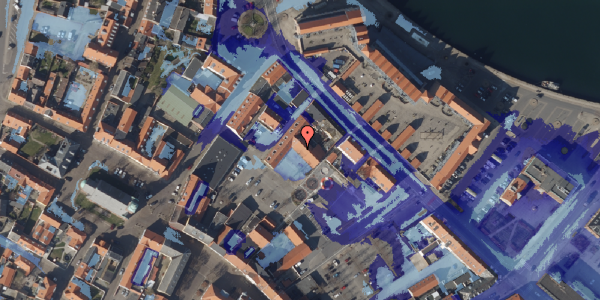 Ekstrem regn på Solens Plads 6, 4220 Korsør