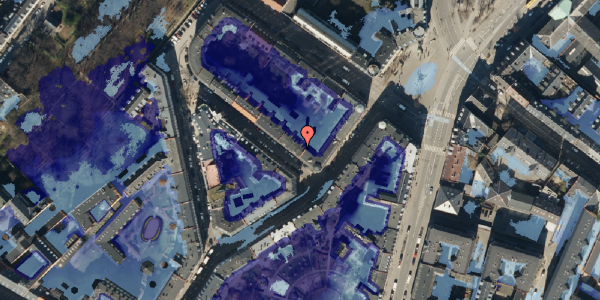 Ekstrem regn på Egegade 4, 2200 København N