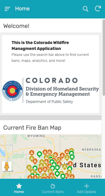 Administrative Fire Ban Application                    