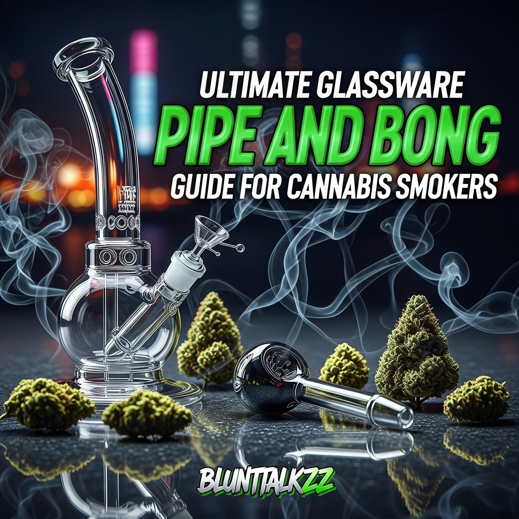 Image for Ultimate Glassware Pipe and Bong Guide for Cannabis Smokers: Types, Tips & Cleaning Hacks