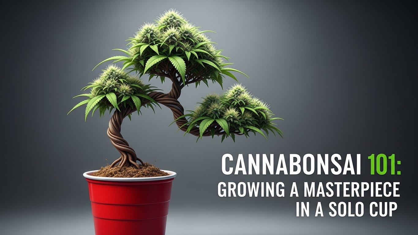 Featured image for Cannabonsai 101: How to Grow a Stunning Cannabis Bonsai in a Solo Cup