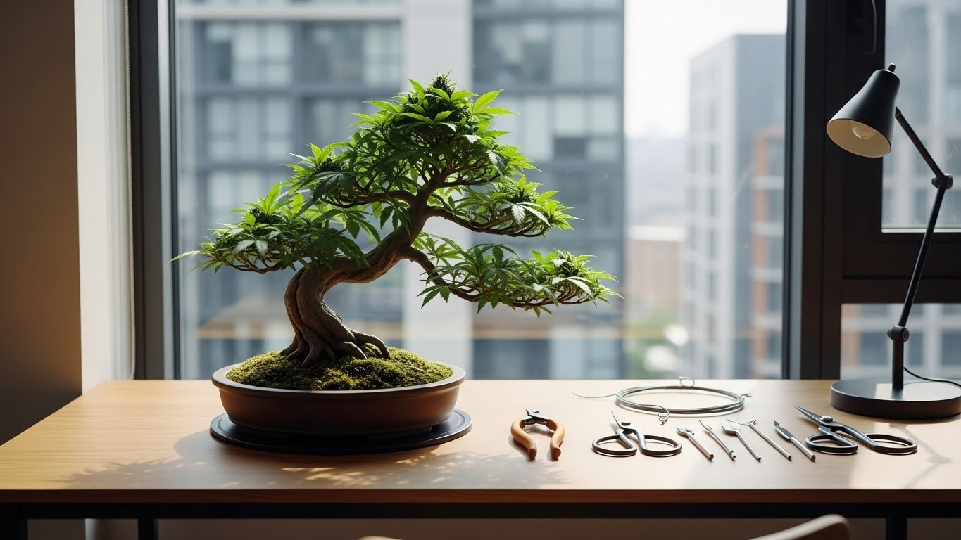 Cannabis Bonsai Root Training