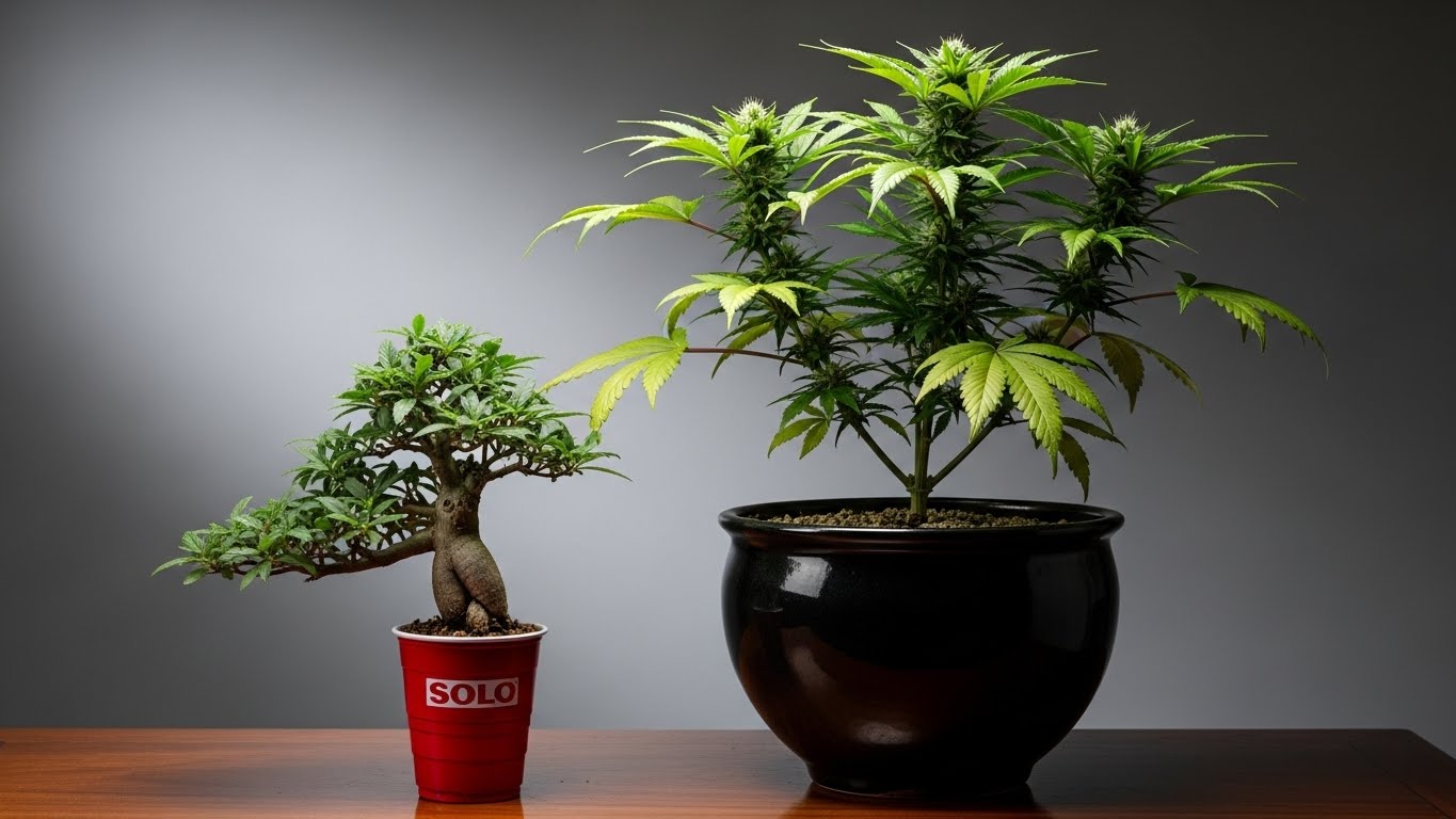 Flowering Cannabonsai Masterpiece