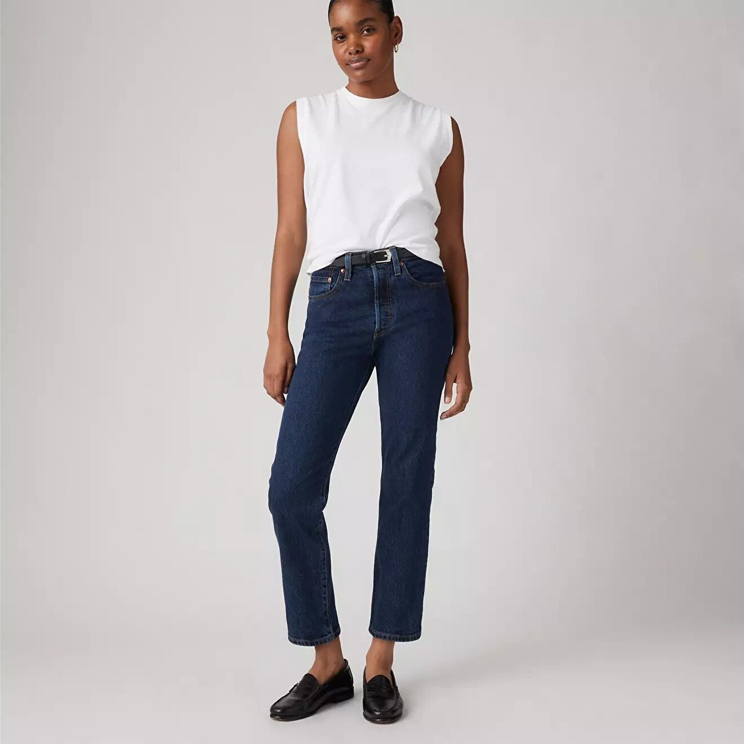 Crop Kadın Jean Pantolon - Salsa Stonewash