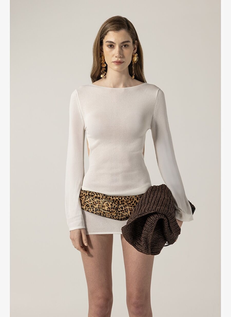 Delias Beyaz Mini Elbise