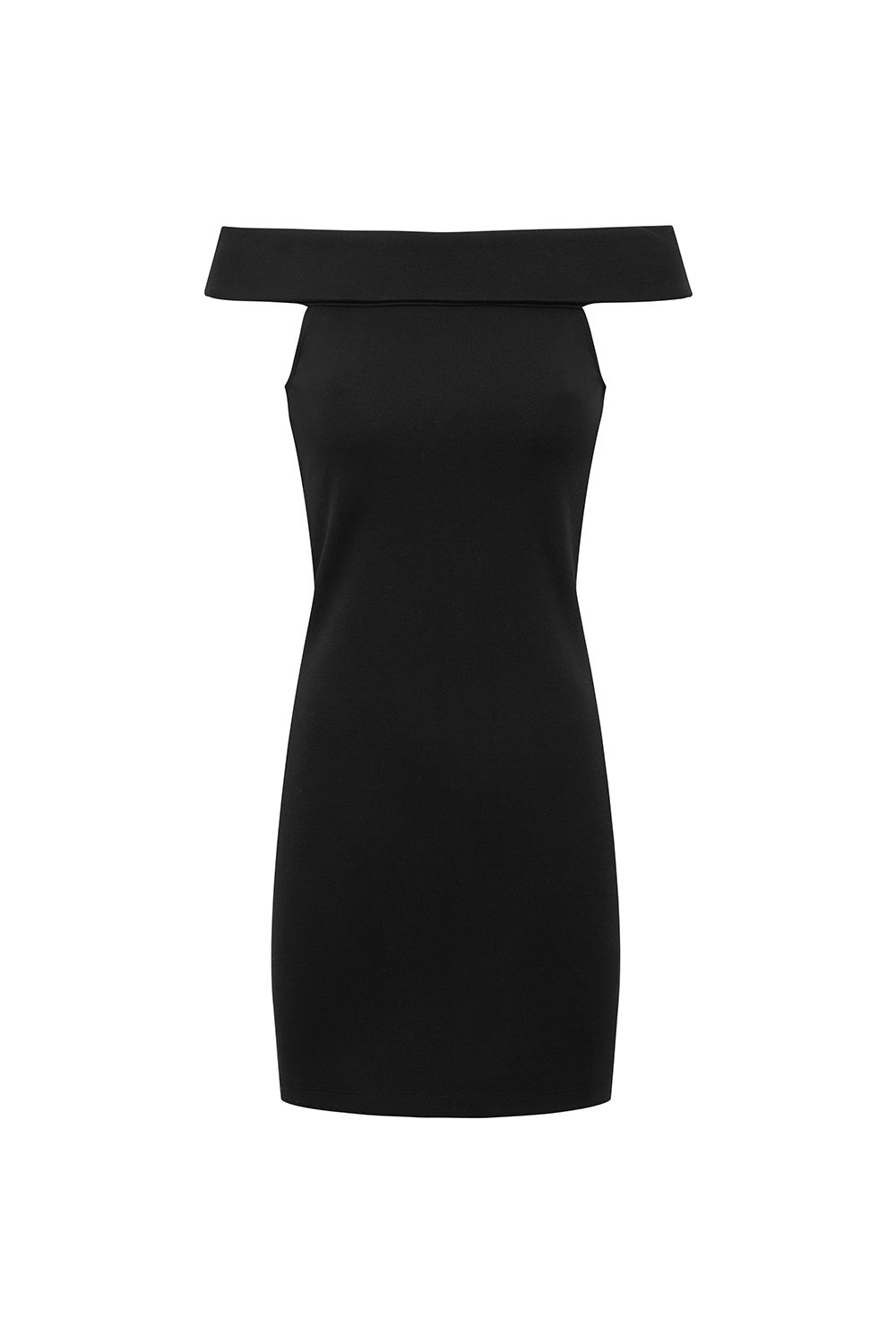 Straplez Yaka Mini Elbise