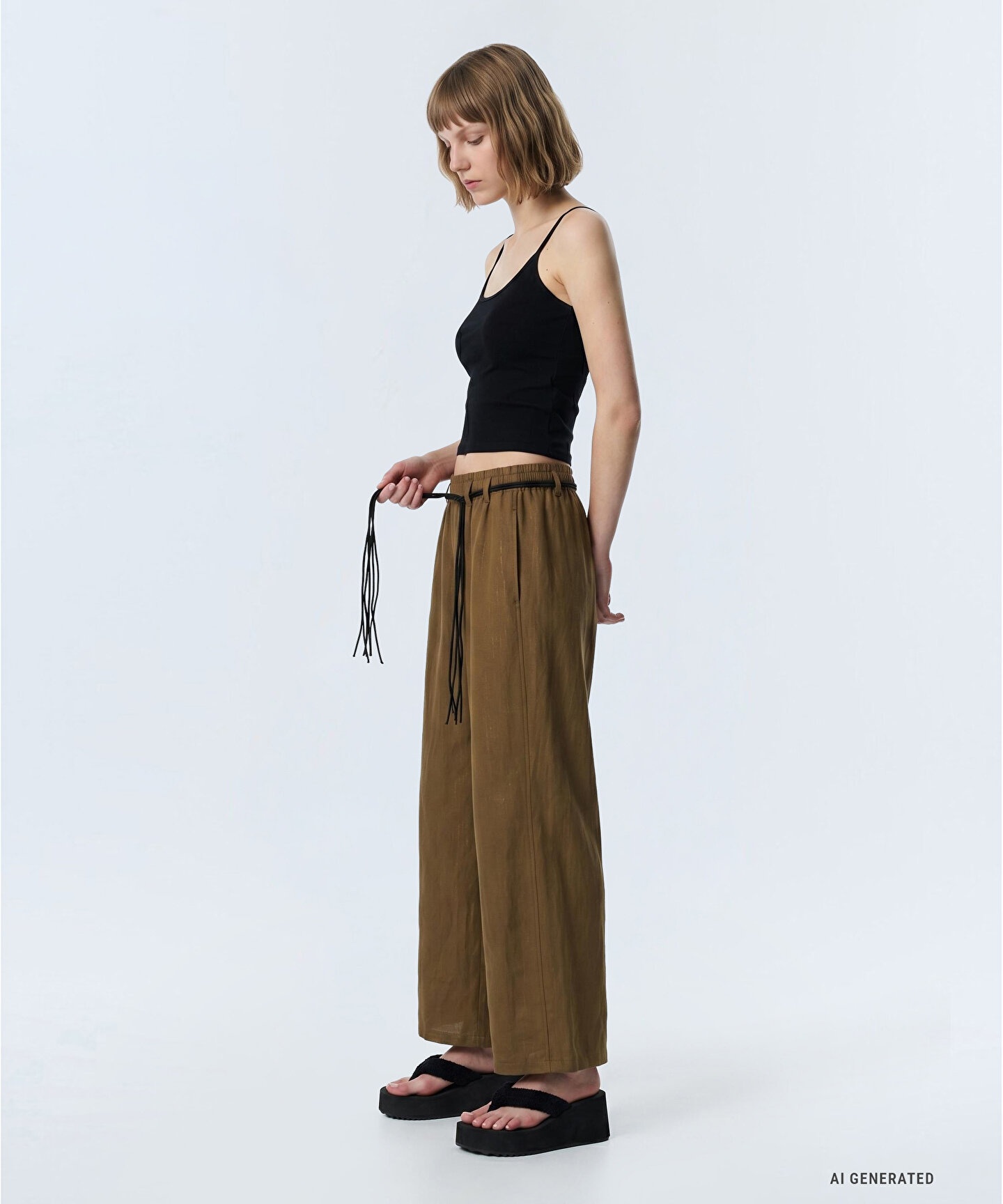 Twist Haki Pantolon