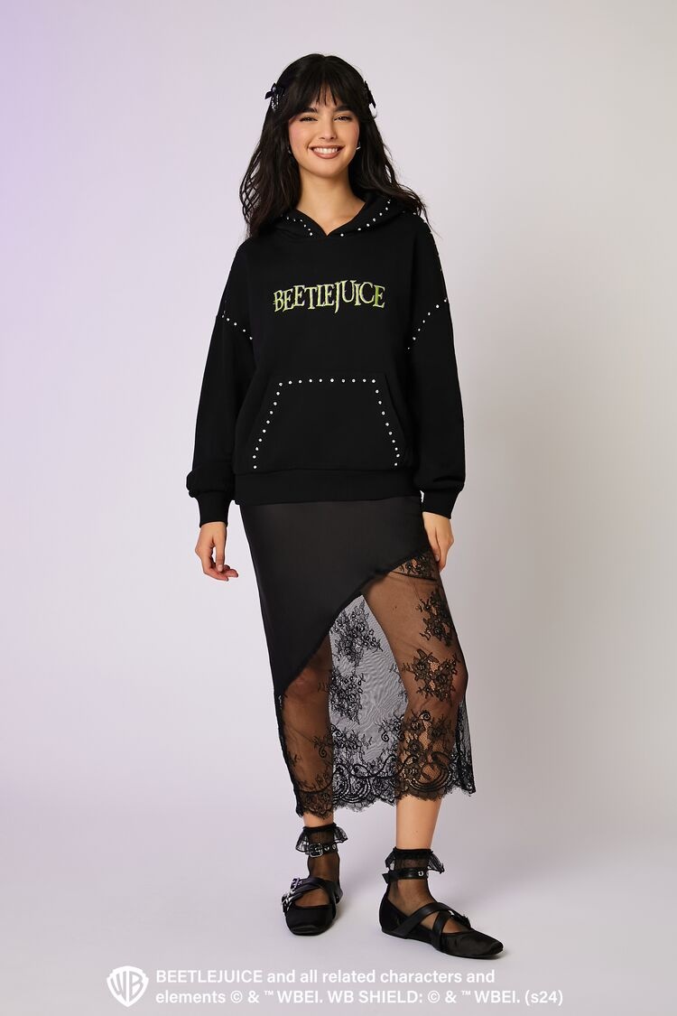 Beetlejuice Nakışlı Sweatshirt