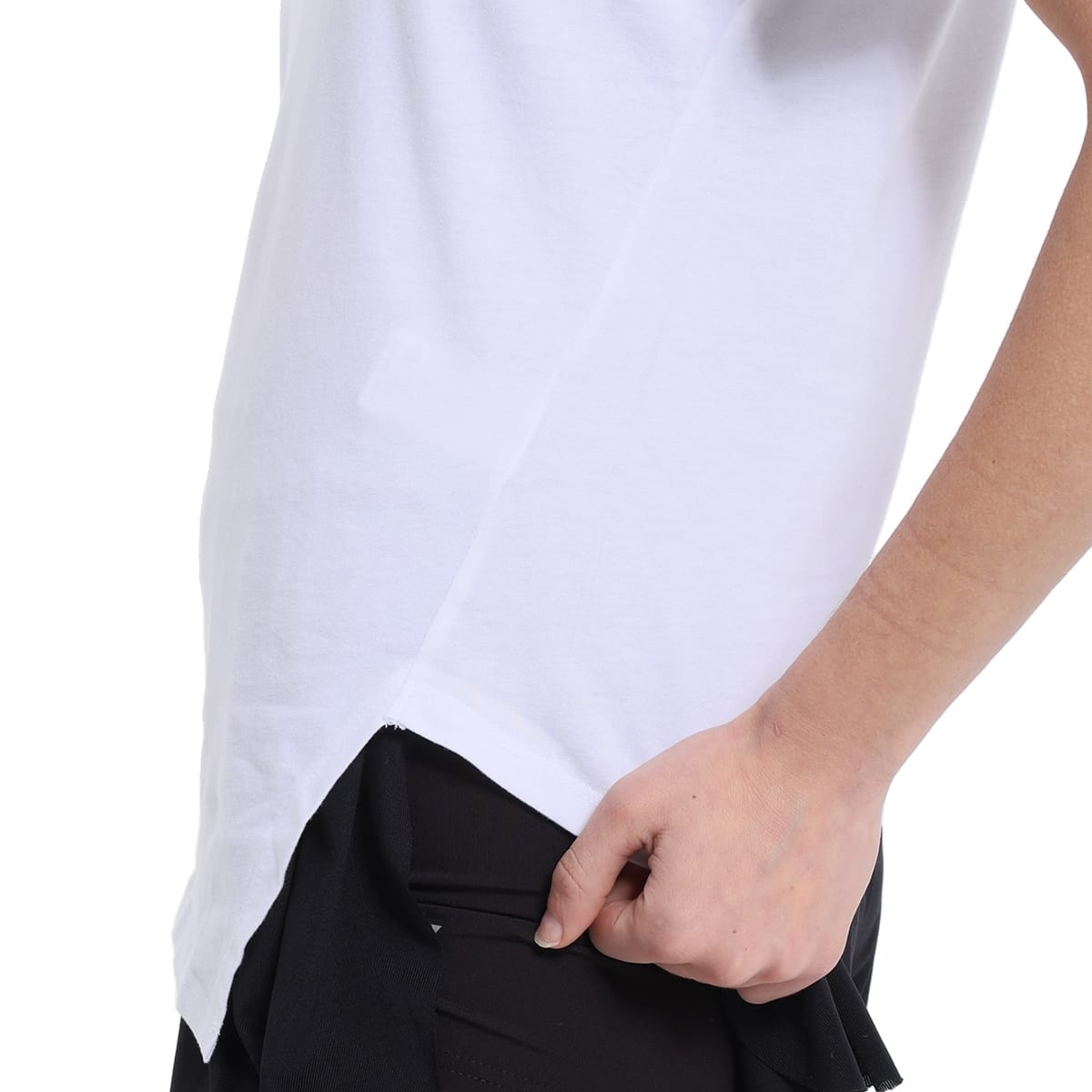 Sportive Aso Kadın Beyaz Günlük Stil T-Shirt YK-BYZ