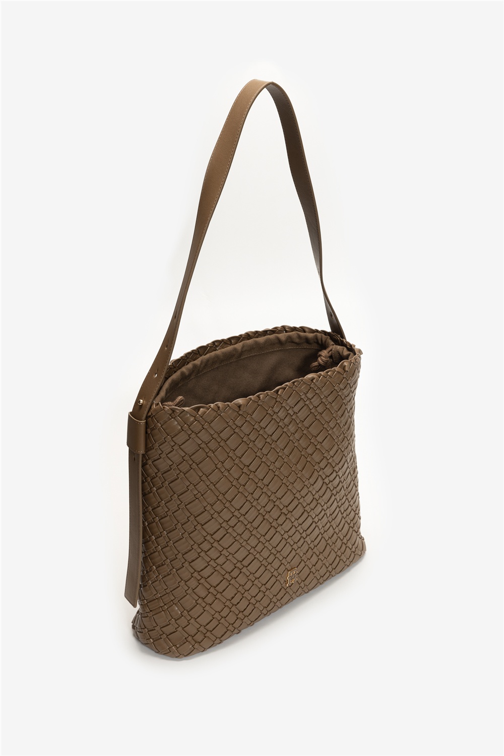 Tommy Hilfiger TH Braided Maxi Hobo Kadın Mini Omuz Çantası