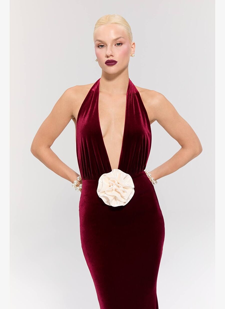 Alhambra Burgundy Gown
