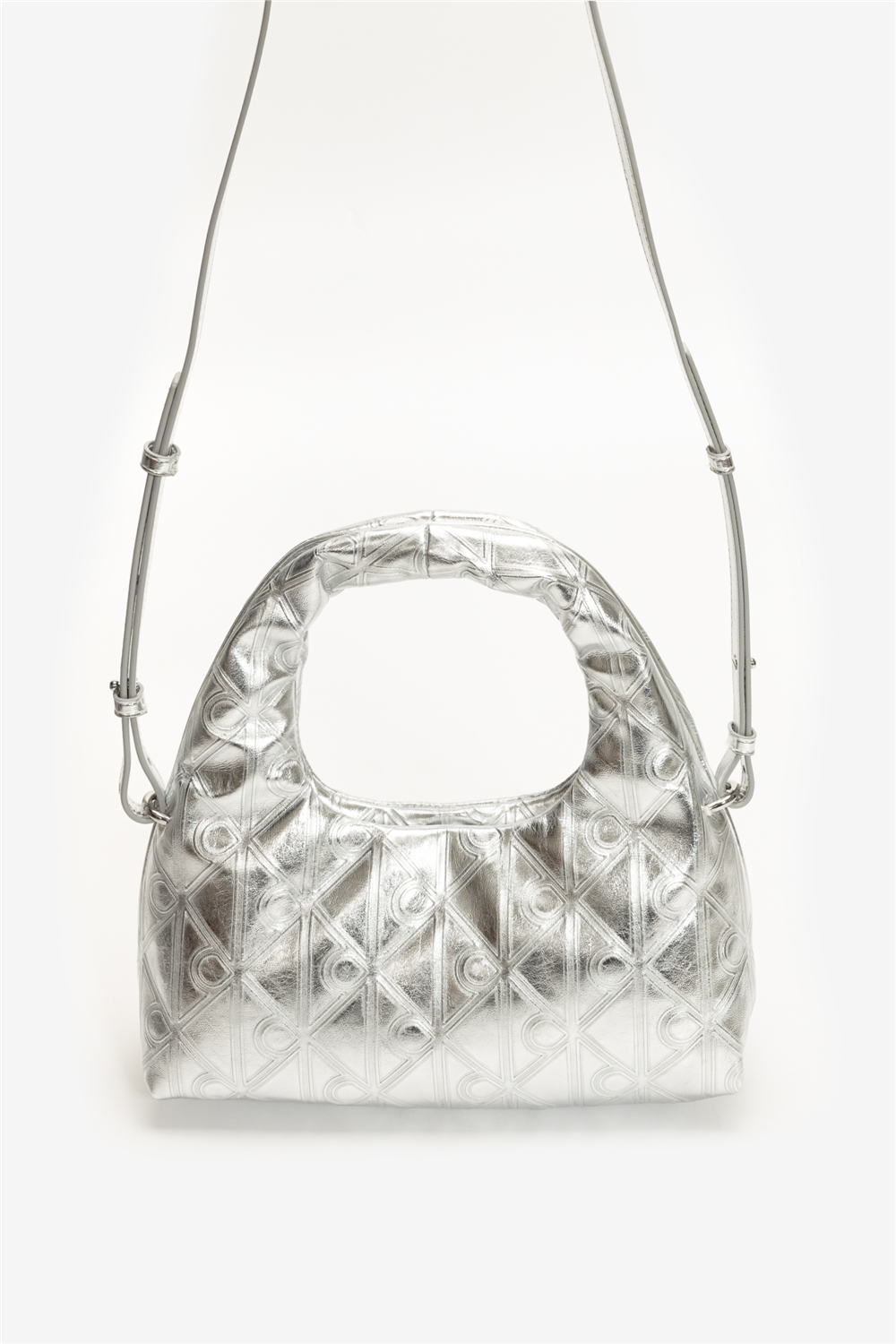 Calvin Klein Puffy Aop Mini Bag With Strap Kadın Mini Omuz Çantası Çok Renkli