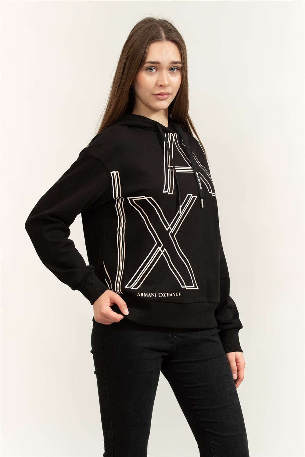 Armani Exchange Kadın Sweatshirt Siyah
