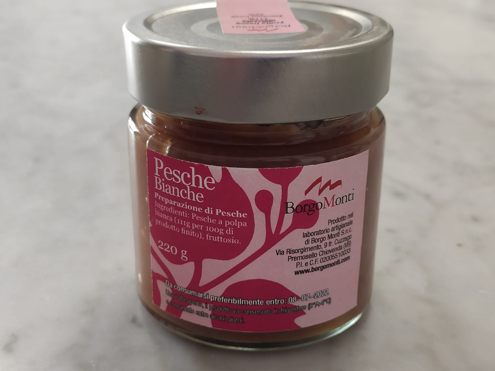 Pesche Bianche e Lamponi