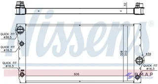 Radiator BMW - Nissens 60775