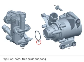 Ron van hằng nhiệt W205