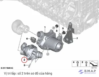 Thermostat BMW - INA 11537550172