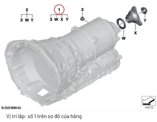 Bộ phốt đuôi hộp số