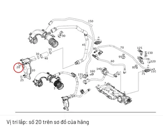 Seal nắp tách nhớt thân máy M274
