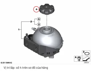 Nắp bình nước phụ N51/N52