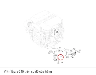 Cao su chân máy M274