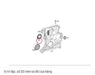 Phốt đầu cốt máy M274