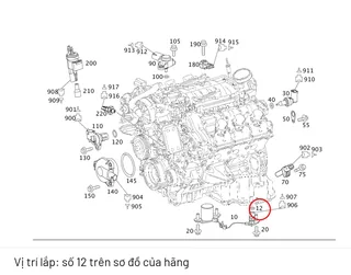 O-RING seal level nhớt M274