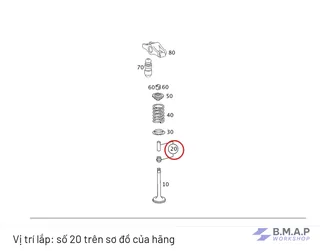 Phốt git M274 Mercedes-Benz - Genuine Mercedes-Benz A0000530700