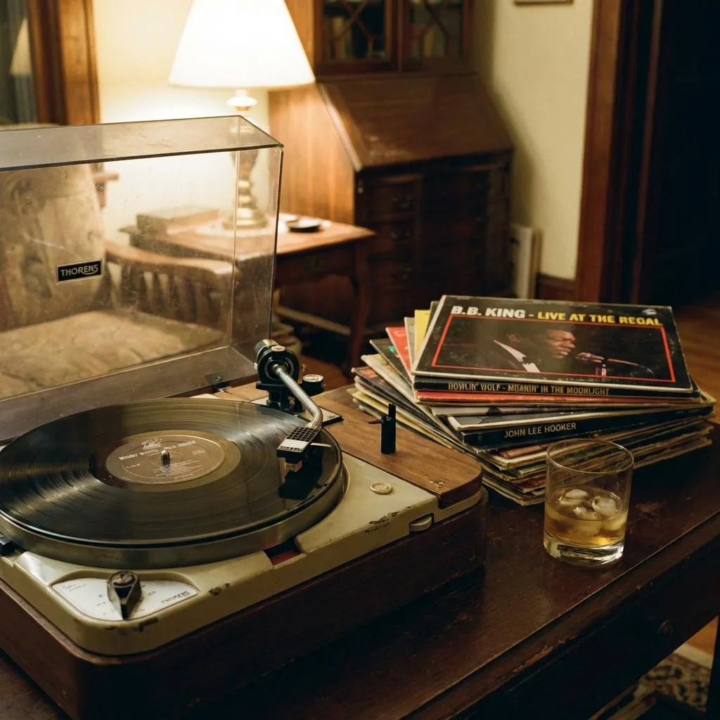 Vintage record player