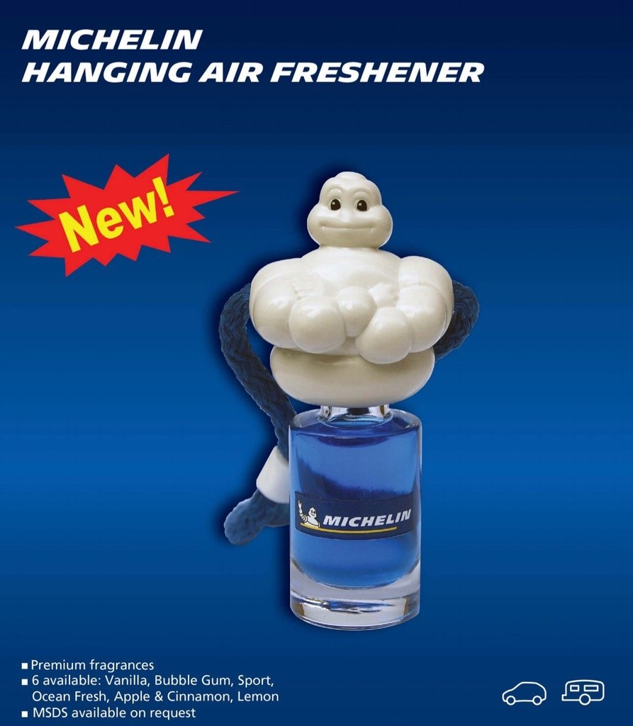 Michelin Man Hanging Air Freshner - Ocean Fresh Fragrance