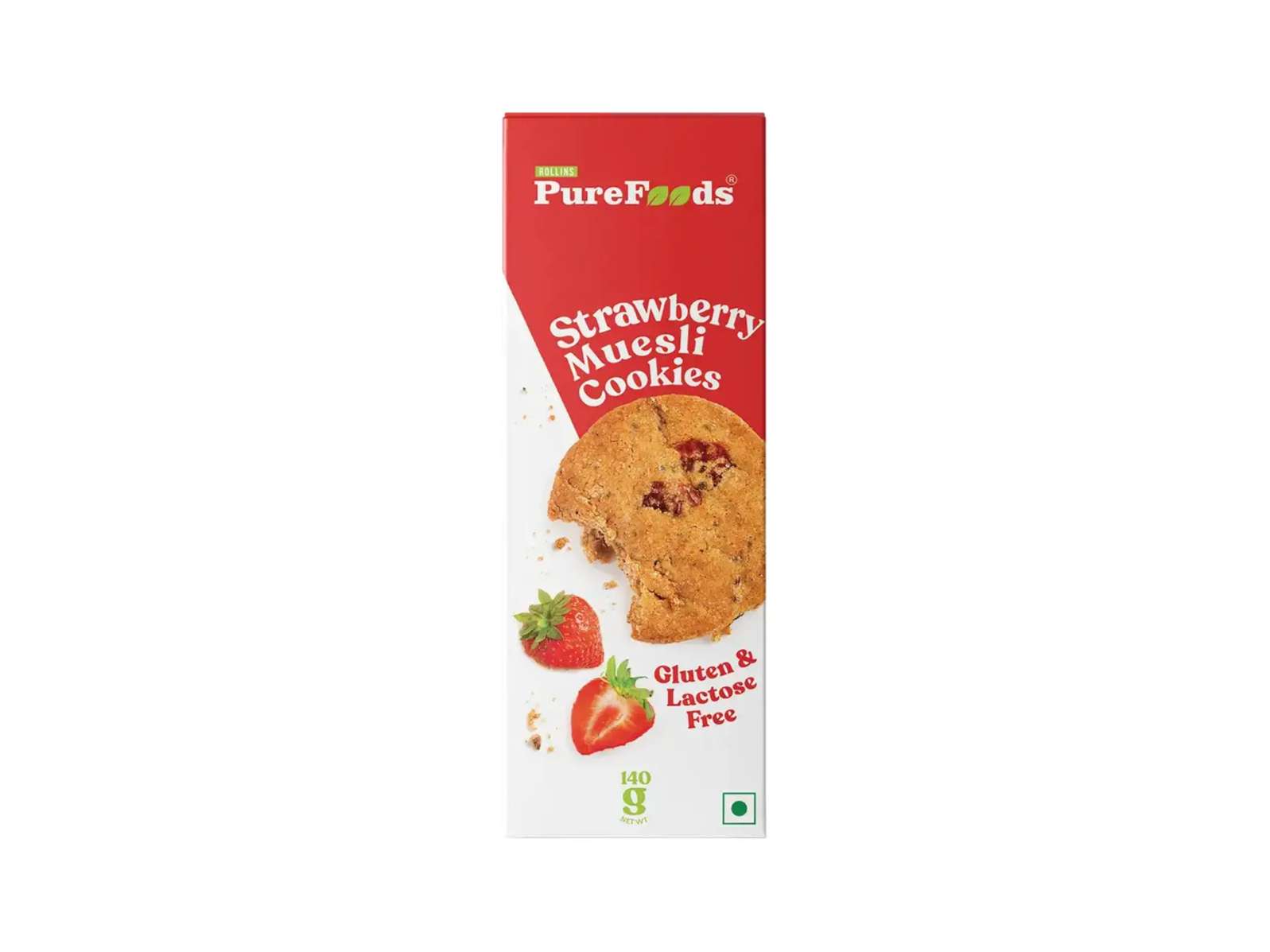 purefoods gluten free strawberry muesli cookies 140g pack of 2