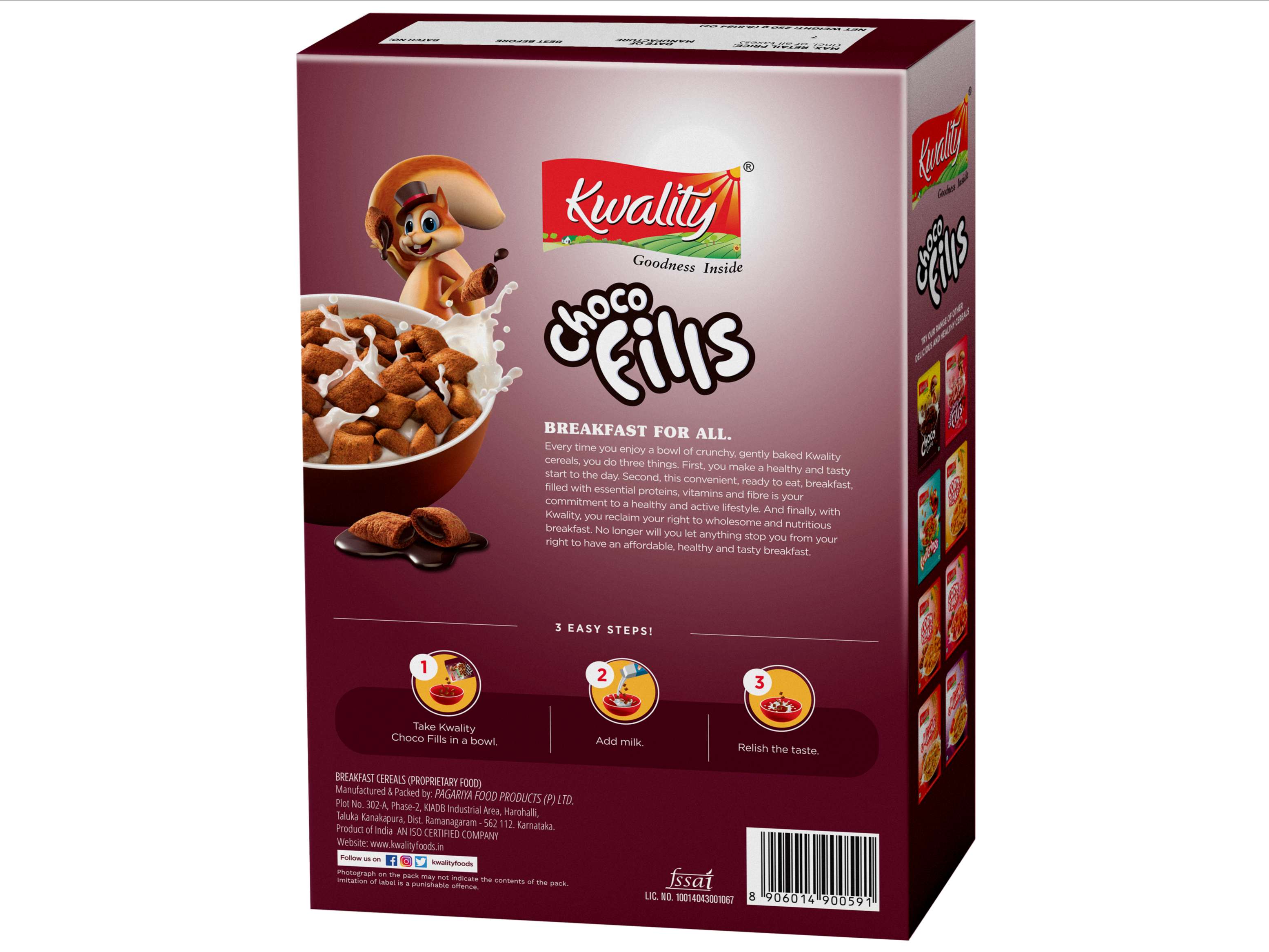 Kwality Choco Fills Box (250 g)