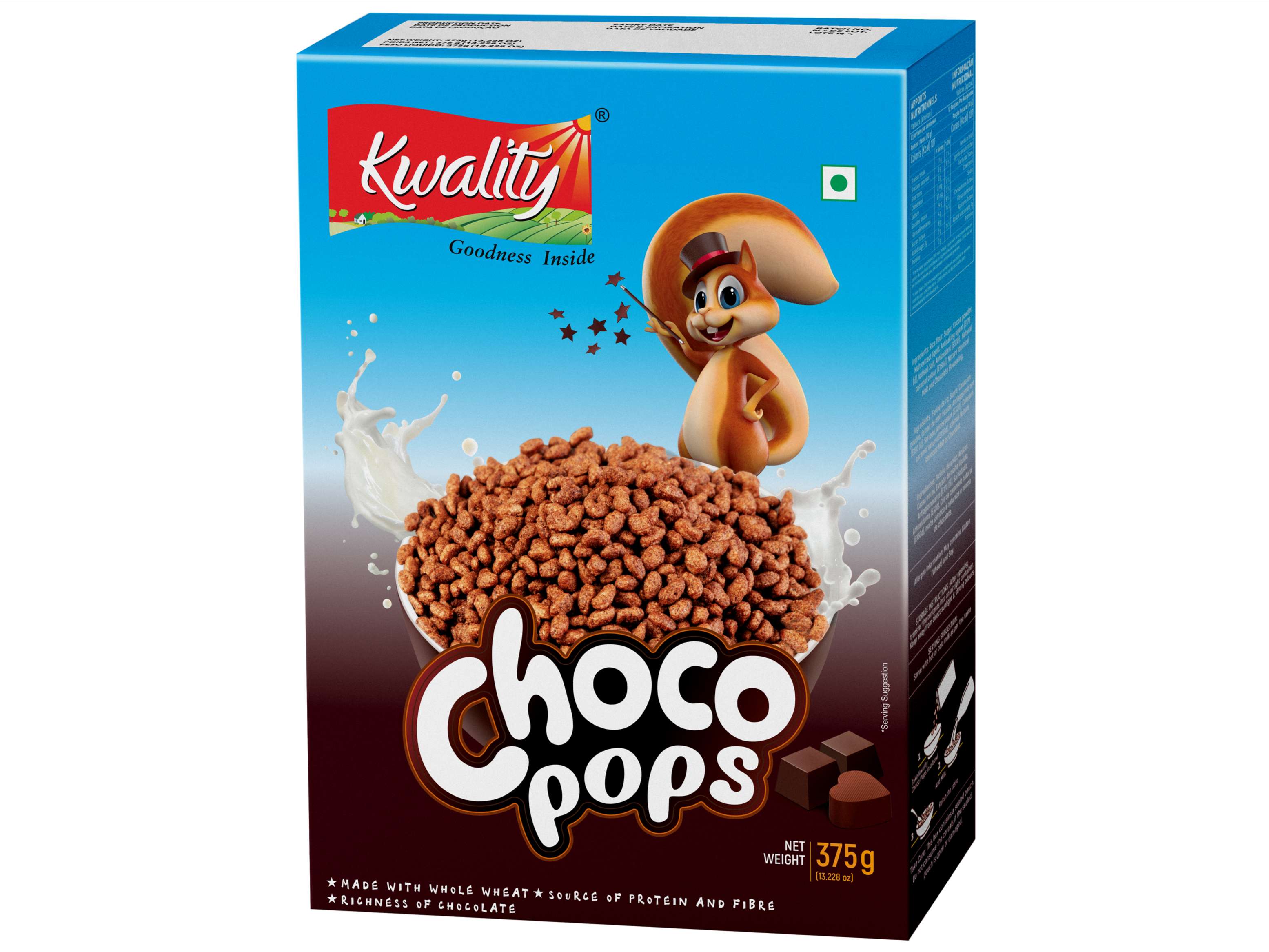 Kwality Choco Pops Box (375 g) 