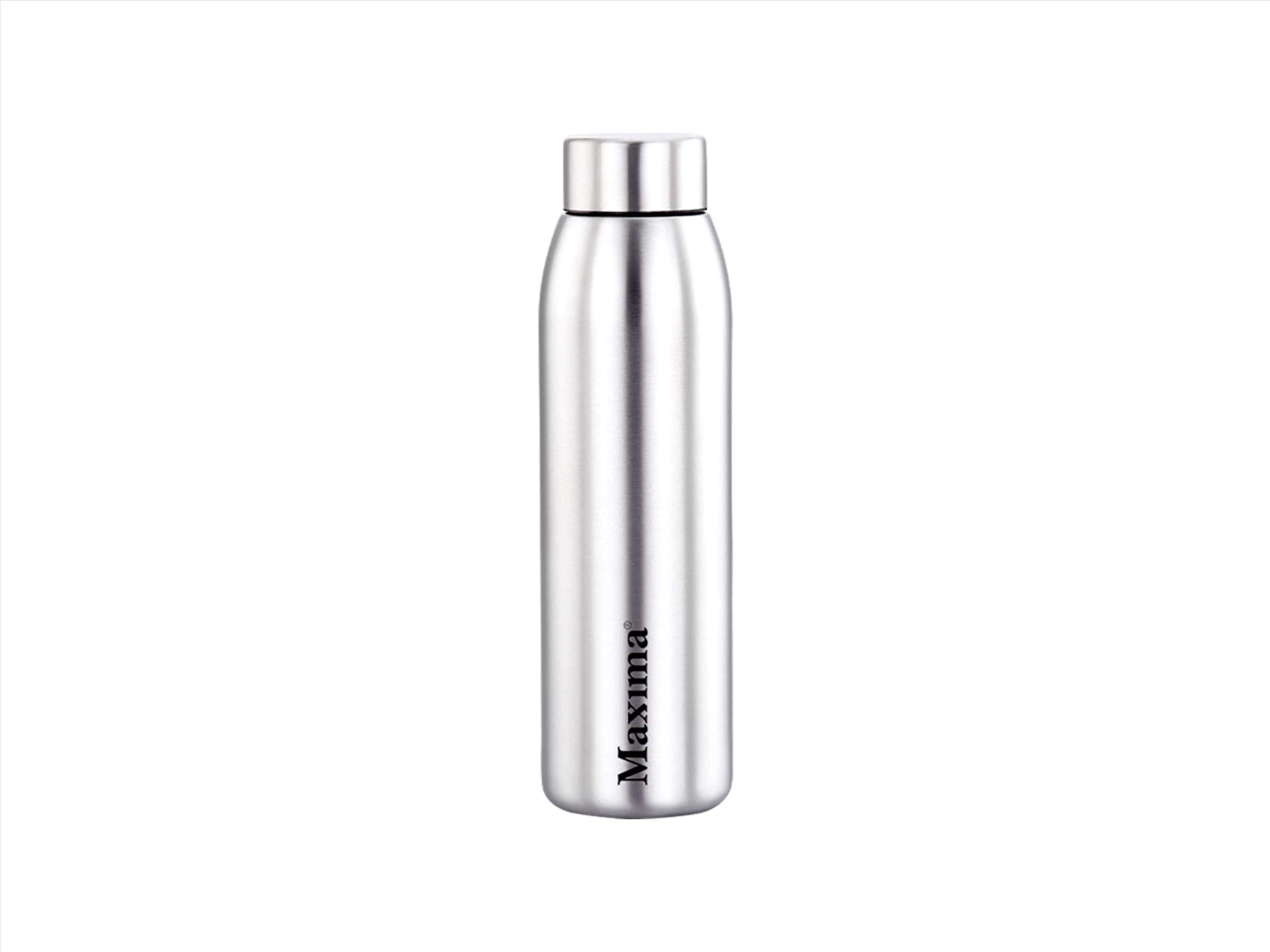 MAXIMA Elegant Stainless Steel Water Bottle - 500ml | 100% Leak-Proof | BPA-Free, Ideal for Office, Gym, and Travel | Stylish Design | Pack of 1