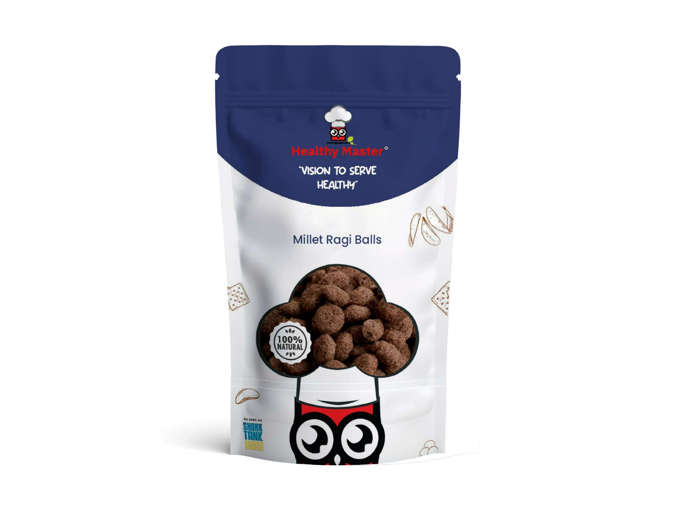 Healthy Master Ragi Balls | High in Protein (Salted Flavour)  - 150 Gram