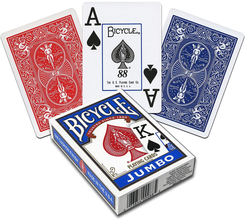 Poker Playing Cards: Bicycle (Jumbo) Profile Image