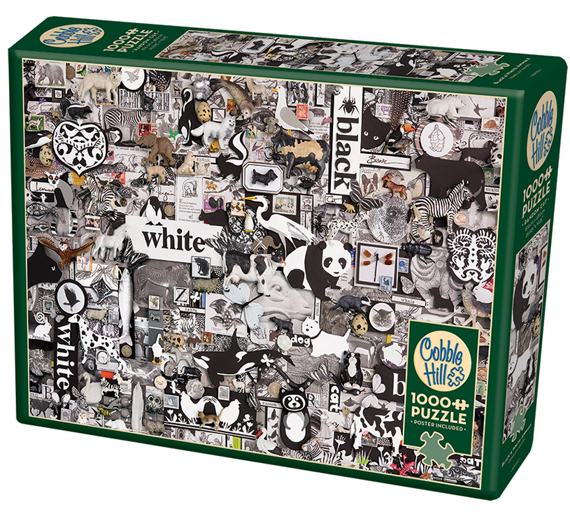 Puzzle 1000: Black and White: Animals Profile Image