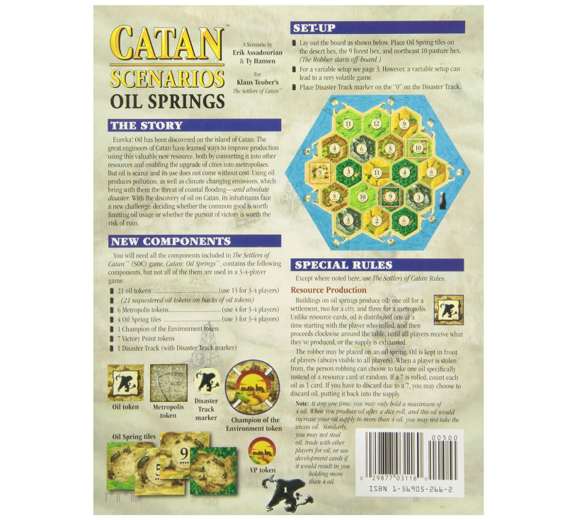 Catan Scenarios: Oil Springs Profile Image